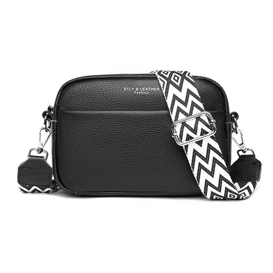 Rhombus Embroidered Square Bag