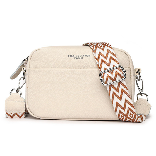 Rhombus Embroidered Square Bag