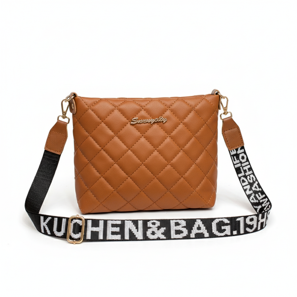 Lingge Embroidery Shoulder Bags