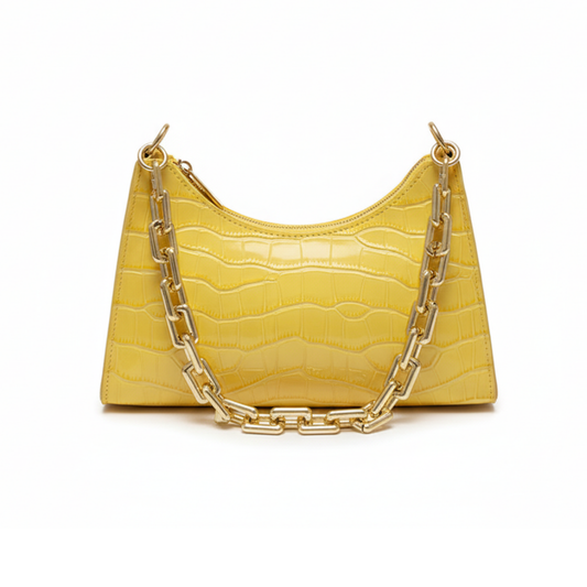 Underarm Texture Chain One-shoulder Bag
