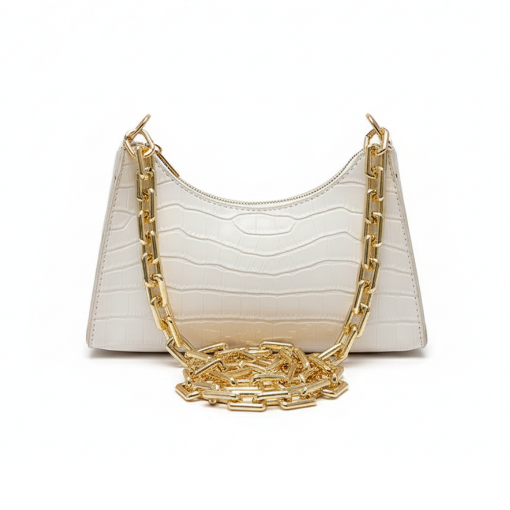 Underarm  Texture Chain One-shoulder Bag
