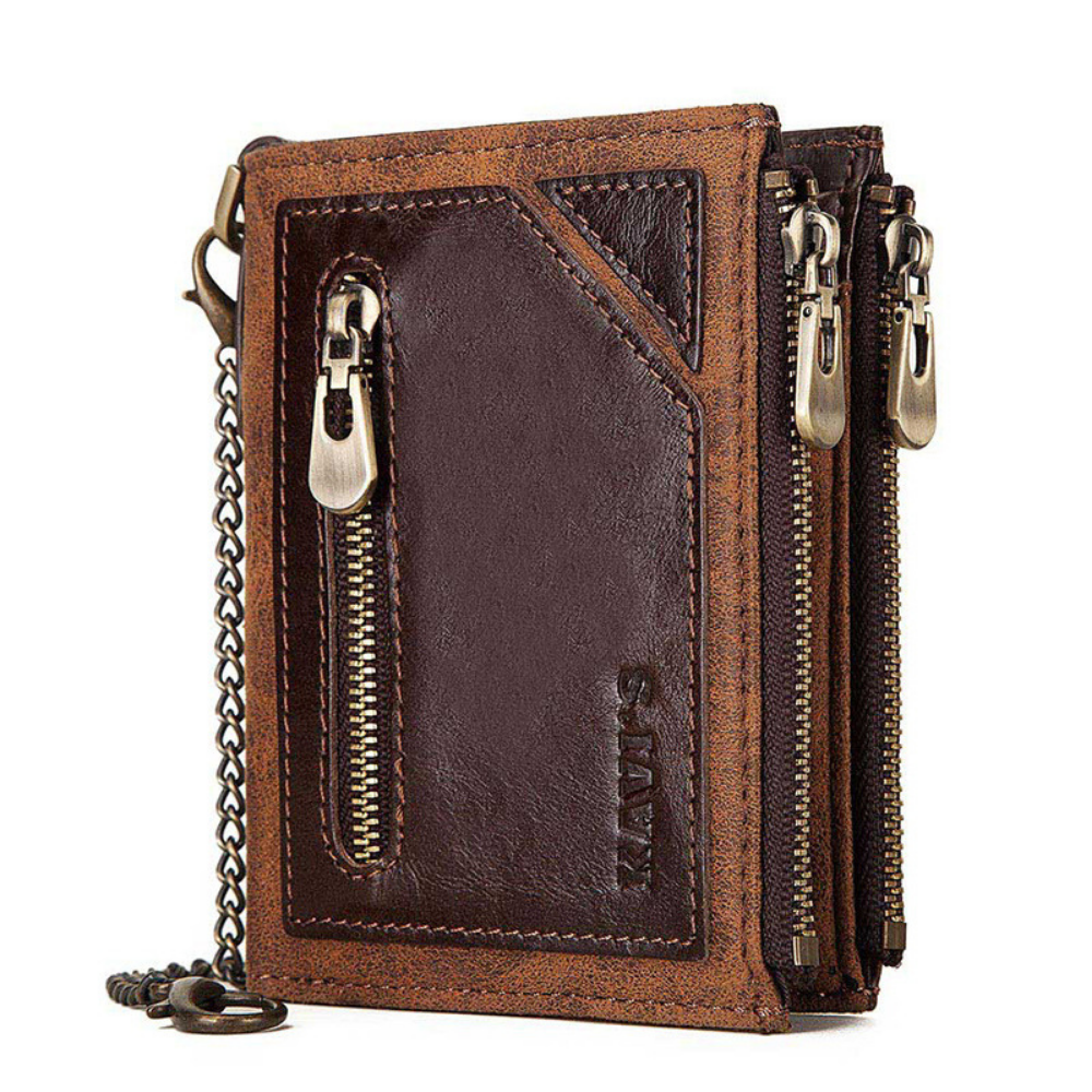 Men's Wallet Anti-Theft Leather Wallet