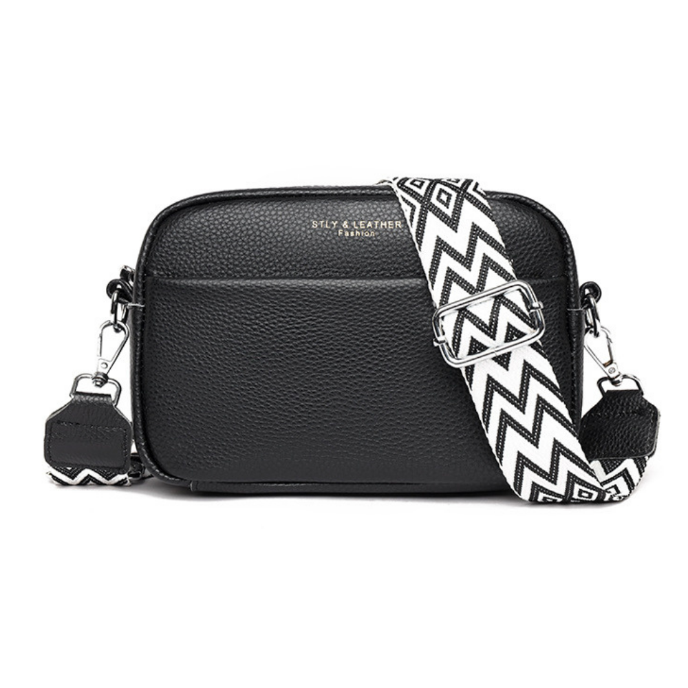 Rhombus Embroidered Square Bag