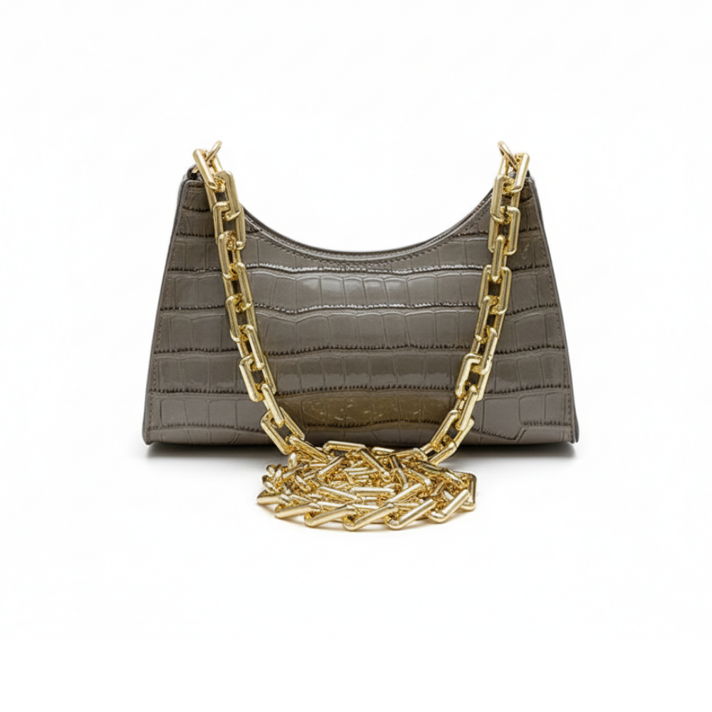 Underarm  Texture Chain One-shoulder Bag