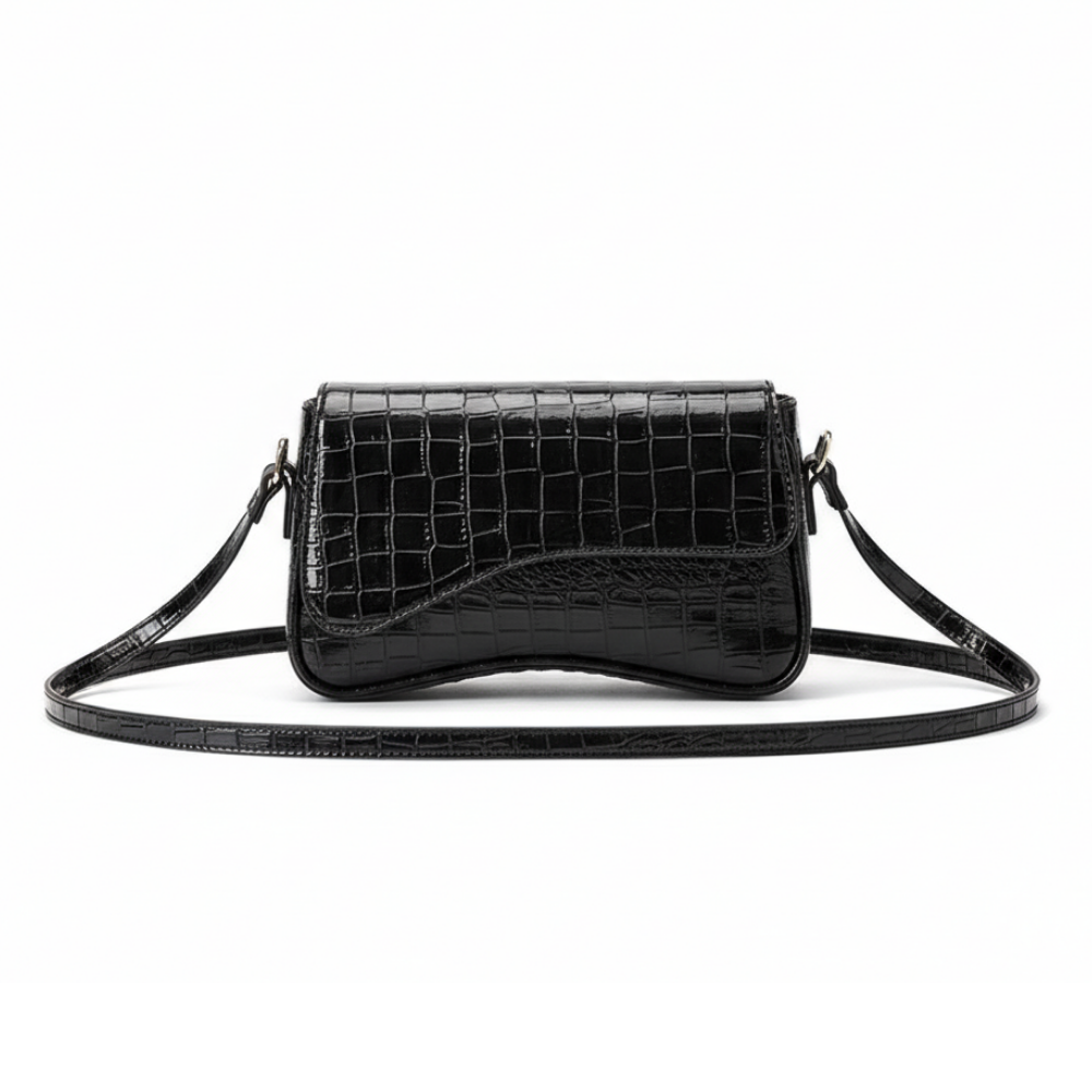 Flip Magnetic Snap Shoulder Bag