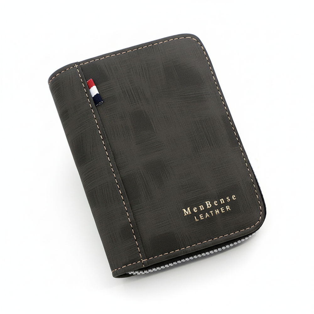 Business Retro Men's Short Wallet Clutch