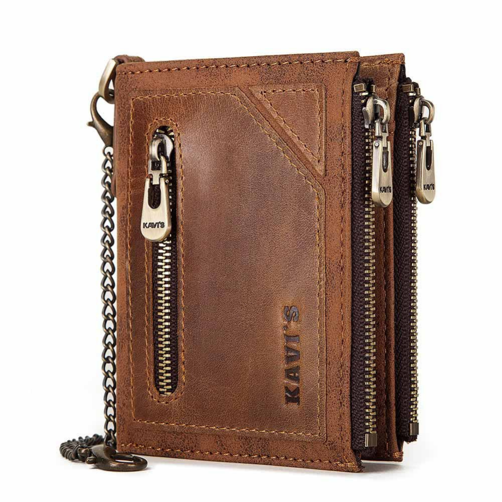 Men's Wallet Anti-Theft Leather Wallet