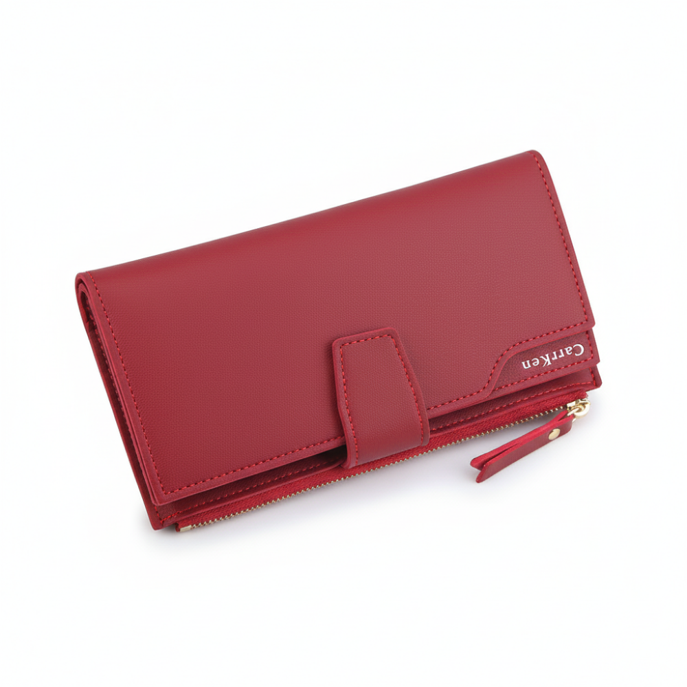 Long Wallet Women's Zippered
