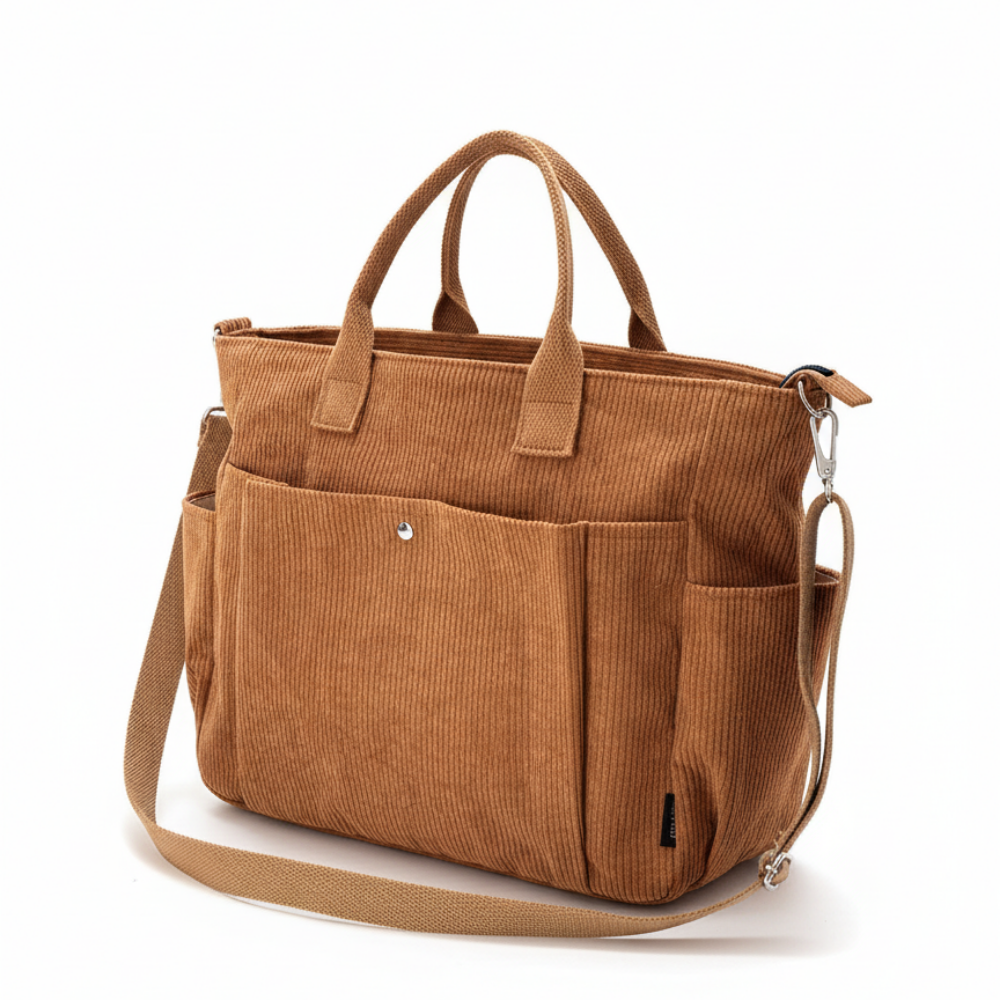 Thick Corduroy Artistic Bag
