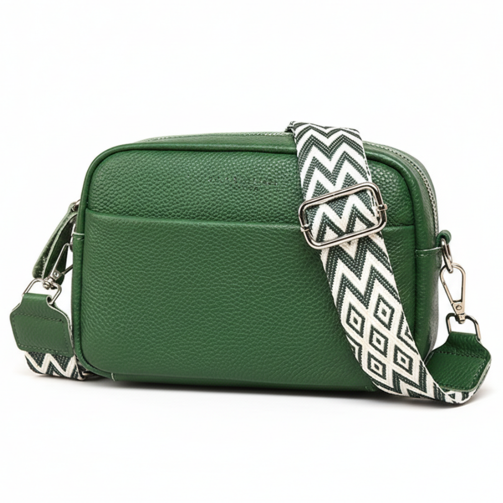 Rhombus Embroidered Square Bag