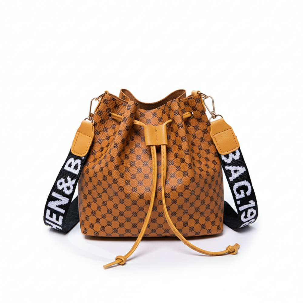 PU Multi Layer Soft Leather Simple Shoulder Bag