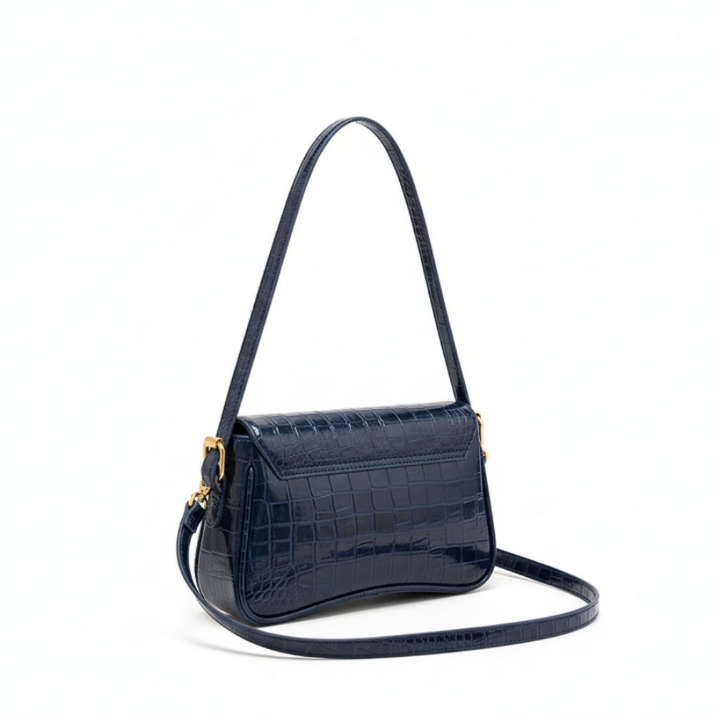 Flip Magnetic Snap Shoulder Bag