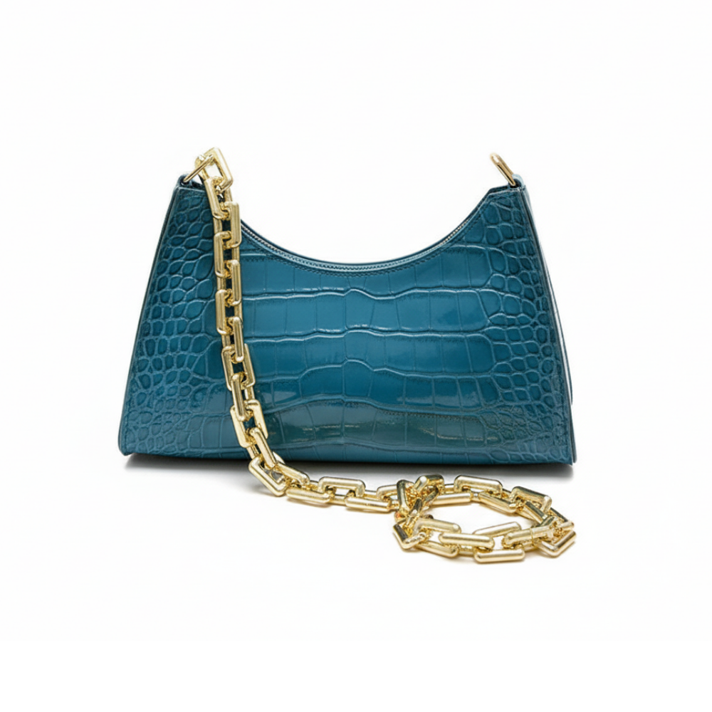 Underarm  Texture Chain One-shoulder Bag