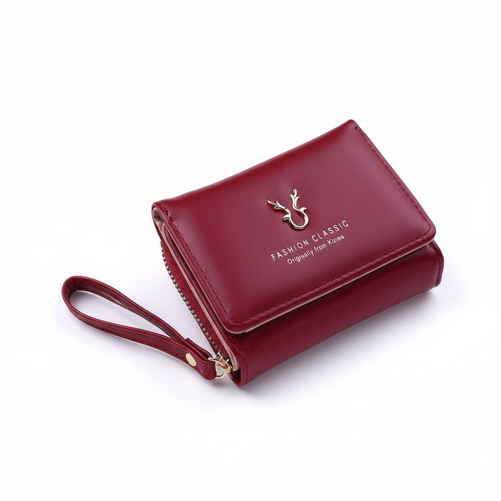 New Women"s Wallet PU Leather Short