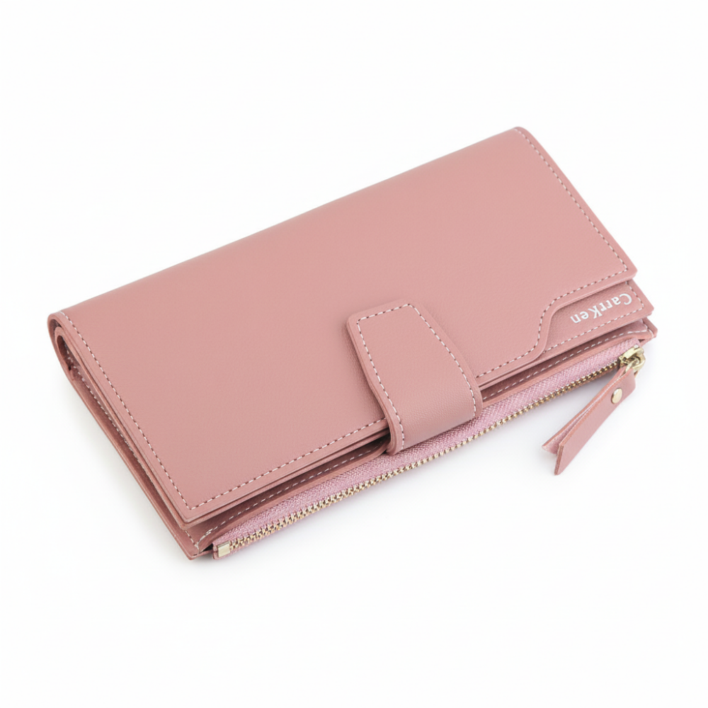Long Wallet Women's Zippered