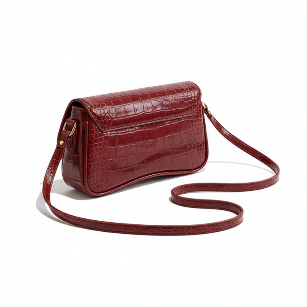 Flip Magnetic Snap Shoulder Bag