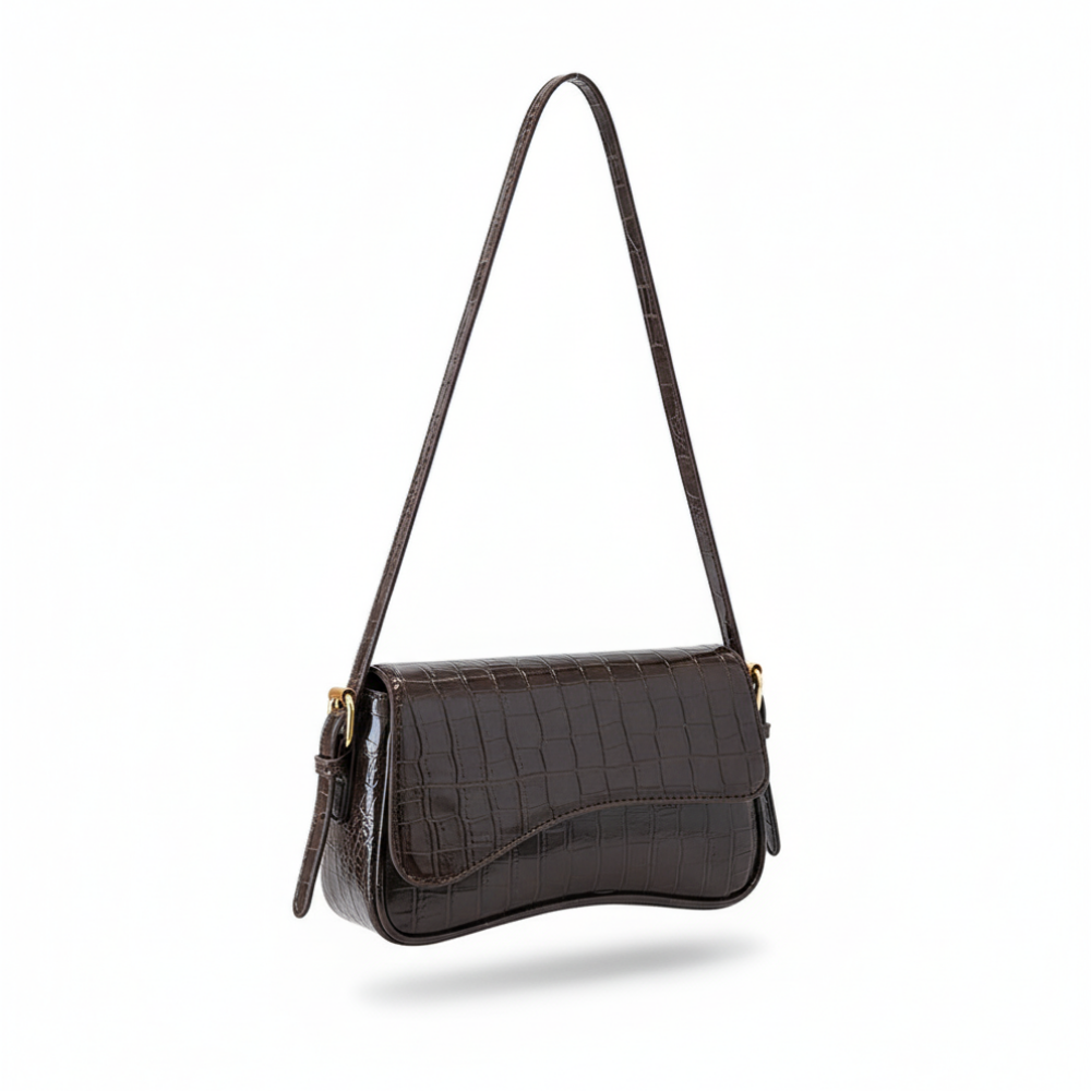 Flip Magnetic Snap Shoulder Bag