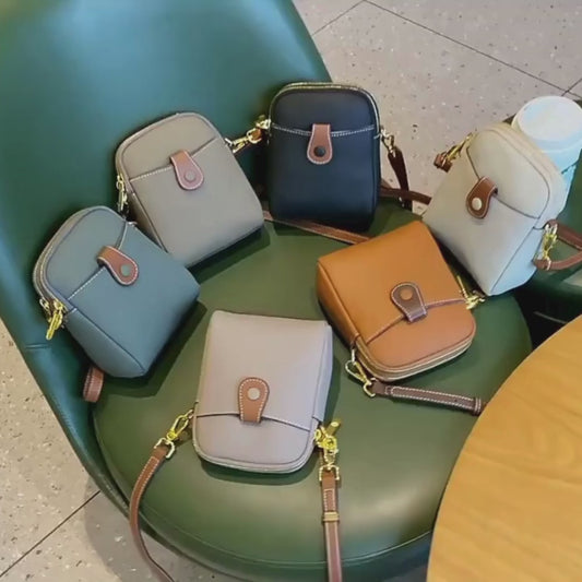 Small High-Quality Leather Crossbody Bags for Women